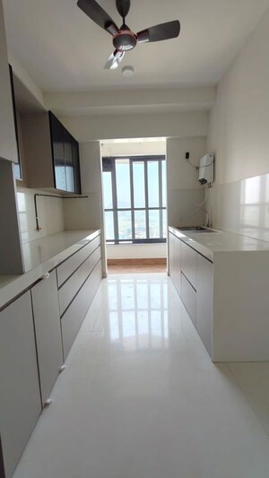 Kitchen in 3 BHK Apartment at Kalpataru Magnus, Bandra East – for Rent