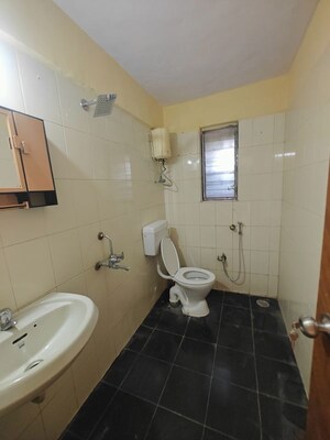 Bathroom in 2 BHK Apartment at Sagar Darshan Towers, Nerul – for Rent
