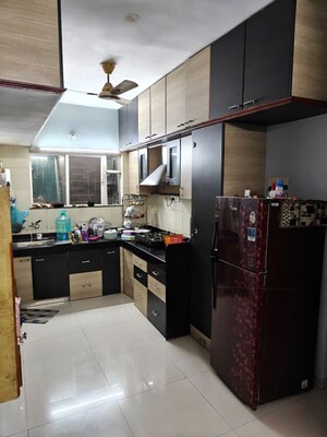 Kitchen in 2 BHK Apartment at G K Roseland Residency, Pimple Saudagar – for Rent