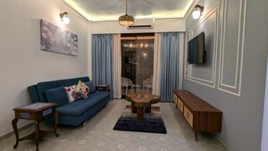 Living Room in 1 BHK Apartment at Candolim – for Sale