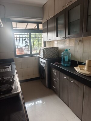 Kitchen in 2 BHK Apartment at K Raheja Vihar, Powai – for Rent