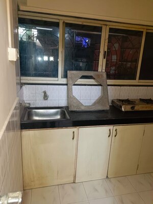 Kitchen in 1 RK Apartment at Aashirwad Apartment Andheri, Andheri East – for Rent