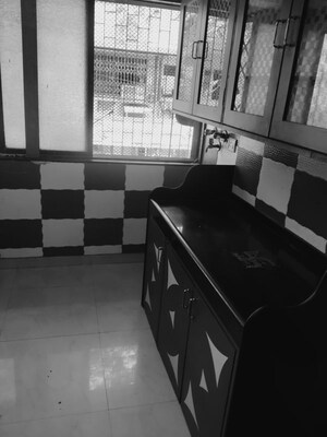 Kitchen in 1 BHK Apartment at Janki Orchid	, Bhayandar West – for Rent