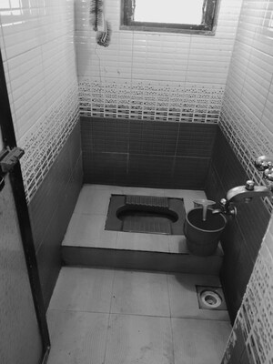Bathroom in 1 BHK Apartment at Janki Orchid	, Bhayandar West – for Rent