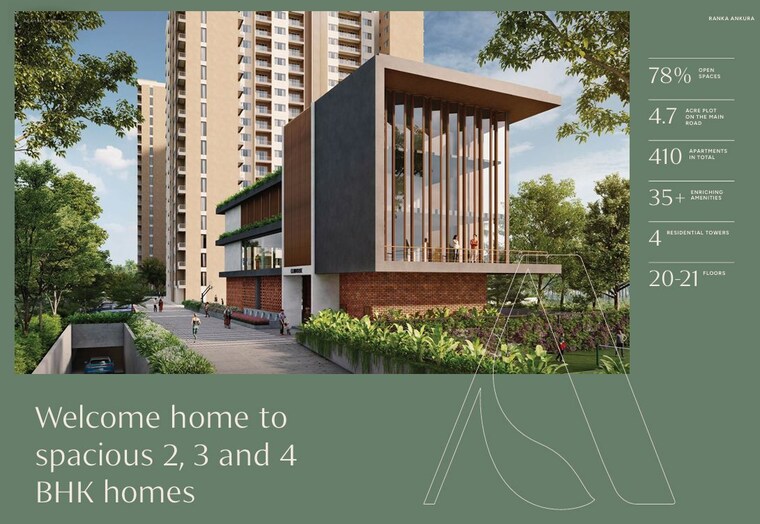 Exterior View, ranka-ankura 2 Bedroom 1285 Sq.Ft. Apartment In Thanisandra Main Road Bangalore 10402883