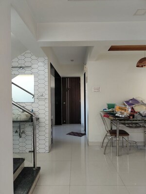 Living Room in 3 BHK Apartment at Garden Court, Waghbil – for Rent
