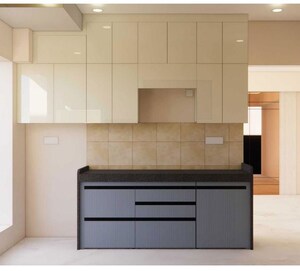 Kitchen in 2 BHK Apartment at LnT Elixir Reserve, Powai – for Rent