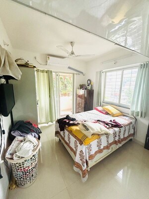 Bedroom in 1.5 BHK Builder Floor at Parth Heights Apartment, Aundh – for Sale