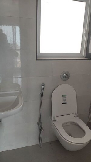Bathroom in 3 BHK Apartment at Jhamtani Ace Abode, Kiwale – for Rent
