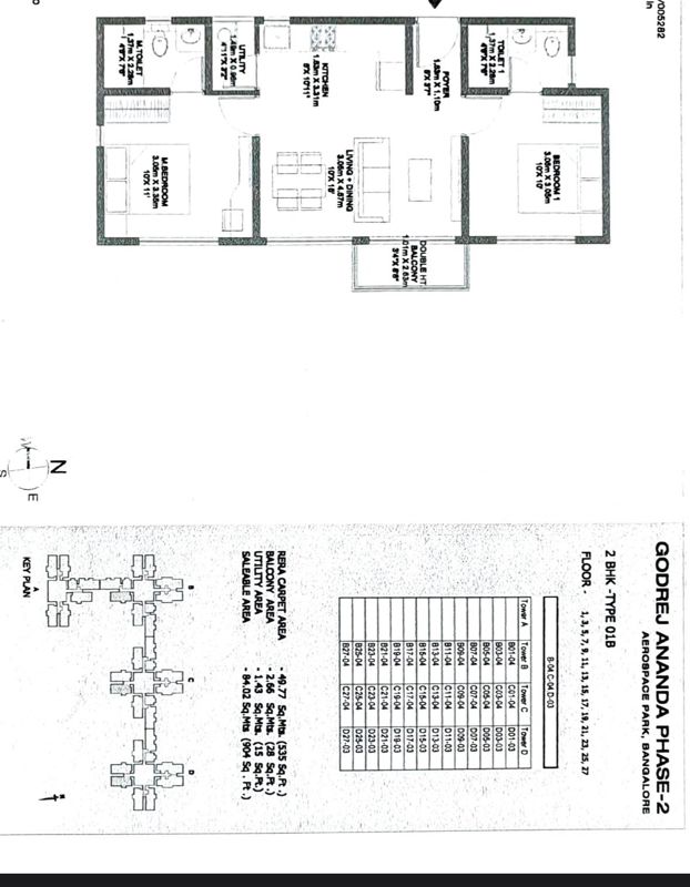 2 BHK 909 Sq.Ft. Apartment in Godrej Ananda