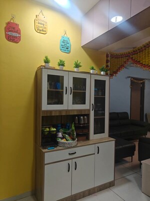 Kitchen in 2 BHK Apartment at Chandak 34 Park Estate, Goregaon West – for Rent