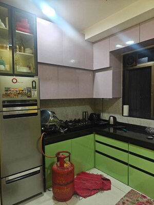 Kitchen in 2 BHK Apartment at Chandak 34 Park Estate, Goregaon West – for Rent