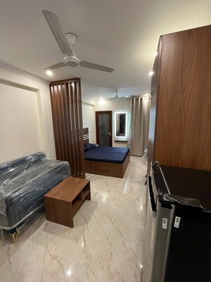 Living Room in 1 RK Builder Floor at Malviya Nagar – for Rent