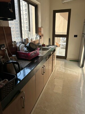 Kitchen in 3.5 BHK Apartment at Ardee City Palm Grove Heights, Sector 52 – for Rent