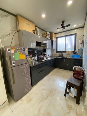 Kitchen in 2 BHK Builder Floor at Ansal Plaza Sector-23, Sector 23 – for Rent