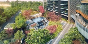 3.5 BHK Apartment – Exterior View View at Krisumi Waterfall Residences, Sector 36a - for Sale