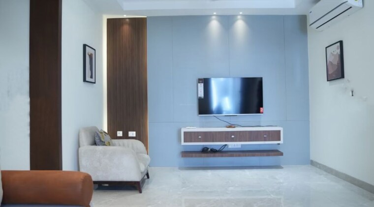 Living Room, creative-urban-commune 4 Bedroom 2600 Sq.Ft. Villa In Bhanur Hyderabad 10403215