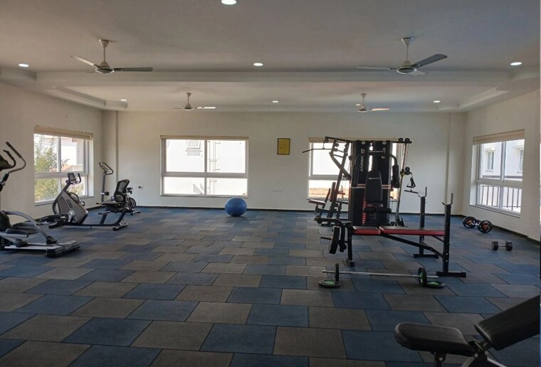 Gym, creative-urban-commune 4 Bedroom 2600 Sq.Ft. Villa In Bhanur Hyderabad 10403215