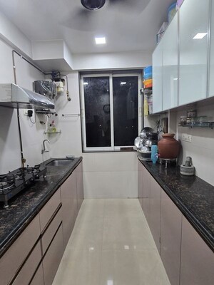 Kitchen in 1 BHK Apartment at Guru Niwas Building, Andheri East – for Sale