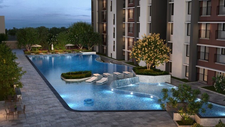 Swimming Pool, sobha-brooklyn-towers-town-park 4 Bedroom 2400 Sq.Ft. Apartment In Hosur Road Bangalore 10381005