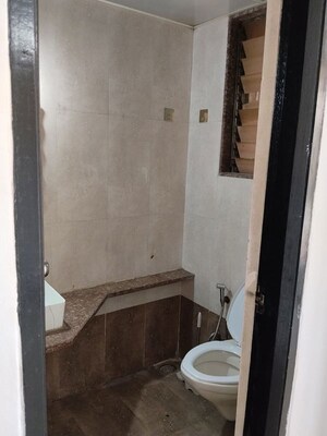 Bathroom in 3 BHK Apartment at Gemstar Symphony, Kandivali West – for Rent