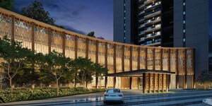 3.5 BHK Apartment – Exterior View View at Krisumi Waterfall Residences, Sector 36a - for Rent
