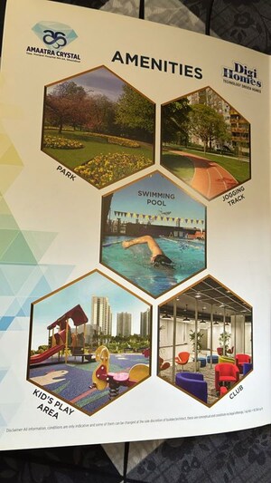 3 BHK Apartment – Exterior View View at Amaatra Crystal, Nh 24 - for Sale