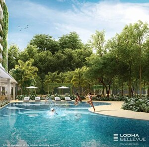 Swimming Pool in 5 BHK Apartment at Lodha Mahalaxmi Bellevue, Mahalaxmi – for Sale