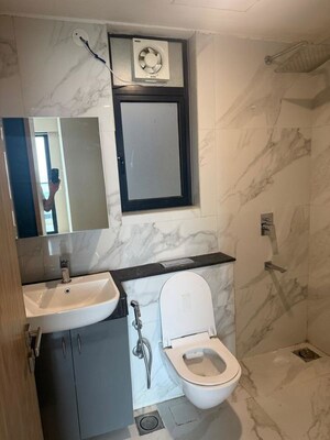 Bathroom in 2 BHK Apartment at M3M Skywalk, Sector 74 – for Rent