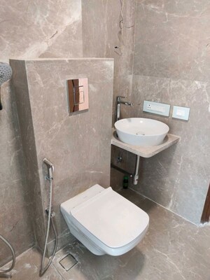 Bathroom in 3 BHK Apartment at Indiabulls Blu, Worli – for Rent