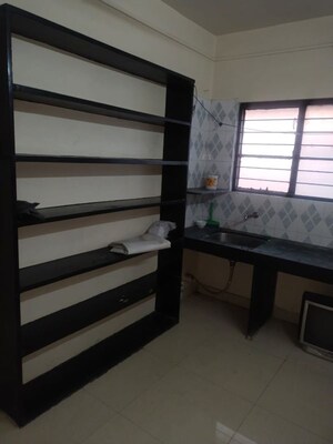 Kitchen in 1 RK Apartment at Bhusari Colony – for Rent
