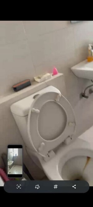 Bathroom in 3 BHK Apartment at JM Aroma, Sector 75 – for Rent