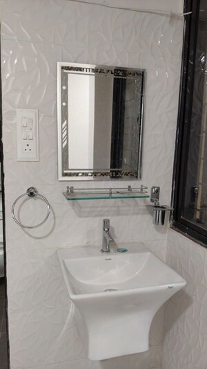 Bathroom in 2 BHK Apartment at Amar Srushti, Hadapsar – for Rent