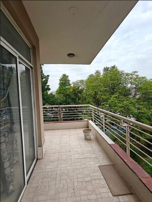 Balcony in 3.5 BHK Apartment at Shiv Shankar Society, Sector 51 – for Rent