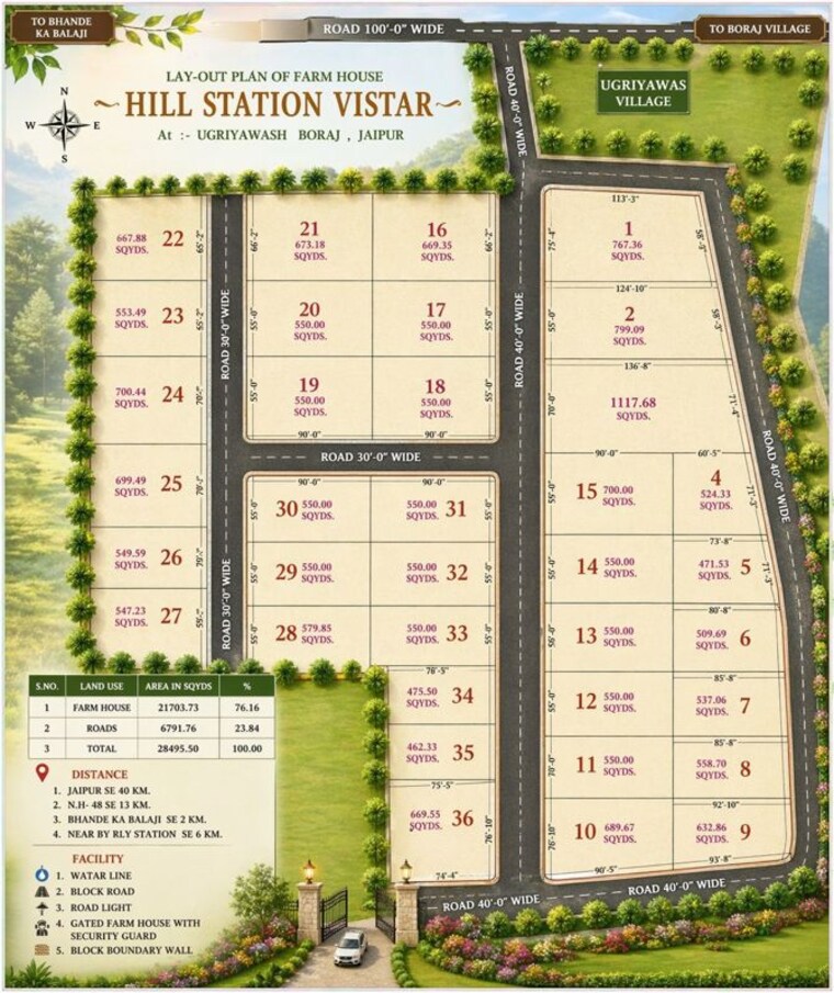 undefined, mahal road  1100 Sq.Yd. Plot In Mahal Road Jaipur 10402100
