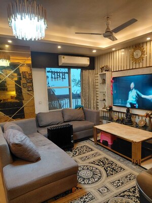 Living Room in 3 BHK Apartment at M3M Marina, Sector 68 – for Rent