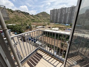 Balcony in 2 BHK Apartment at Godrej Hillside, Mahalunge – for Rent