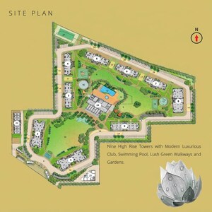 Master Plan in 3 BHK Apartment at Chintels Serenity, Sector 109 – for Sale