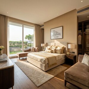 Bedroom in 3 BHK Apartment at Chintels Serenity, Sector 109 – for Sale