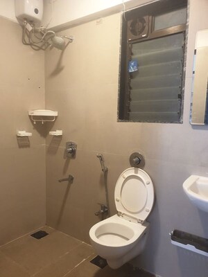 Bathroom in 2 BHK Apartment at Je and Vee Vrindavan, Malad East – for Rent