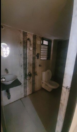 Bathroom in 1 BHK Apartment at Buddha Ozone 1, Mira Road – for Rent