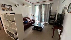 Living Room in 3 BHK Builder Floor at Orchid Island, Sector 51 – for Rent