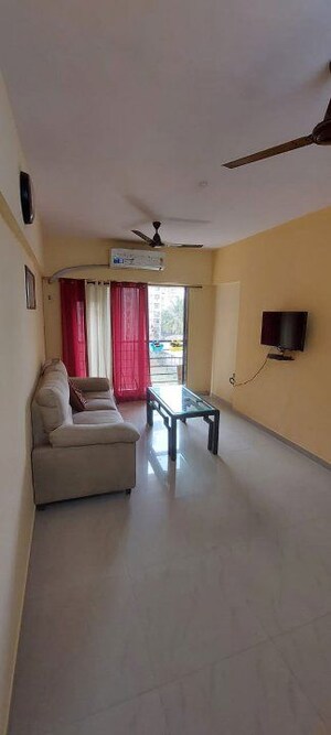 Living Room in 2 BHK Apartment at Divyam Heights, Andheri West – for Rent