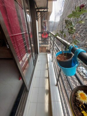 Balcony in 2 BHK Apartment at Divyam Heights, Andheri West – for Rent