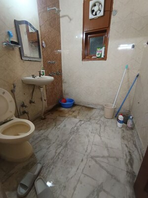 Bathroom in 2 BHK Builder Floor at Malviya Nagar – for Rent
