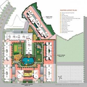 Master Plan in 2 BHK Apartment at Dosti West County, Balkum Pada – for Sale