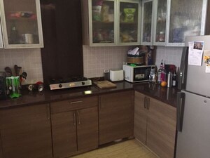 Kitchen in 3 BHK Builder Floor at Greater Kailash I – for Sale