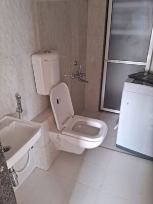 Bathroom in 1 BHK Apartment at Puranik Tokyo Bay Phase 2A, Kasarvadavali – for Rent