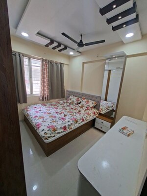 Bedroom in 1 BHK Apartment at Gagan Tisha, Undri – for Rent