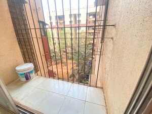 Balcony in 1 BHK Apartment at Soham Parijat Gardens, Ghodbunder Road – for Rent